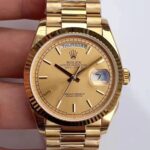 Rolex Day-Date M128238-0045 Yellow Gold EW Factory Champagne Dial