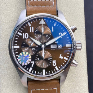 IWC Pilot Chronograph Edition Le Petit Prince IW377713 ZF Factory Chocolate Dial