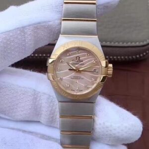 Omega Constellation Double Eagle Lady Yellow Mother-Of-Pearl Dial 27MM 3S Factory
