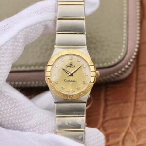 Omega Constellation Ladies 27mm TW Factory Gold Dial