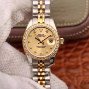 Rolex Lady Datejust 18K Gold Plating 28mm Gold Dial