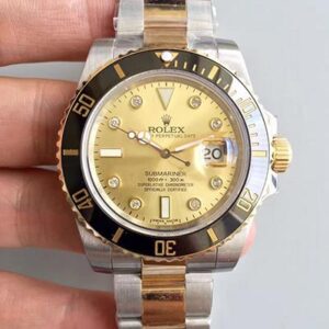 Rolex Submariner Date 116613LN 2018 Noob Factory V8 Champagne Dial