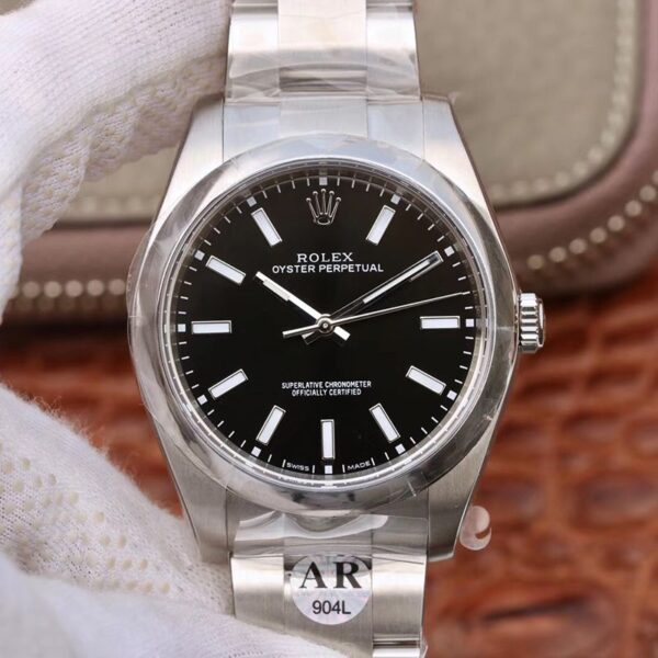 Rolex Oyster Perpetual 114300 39mm AR Factory Black Dial