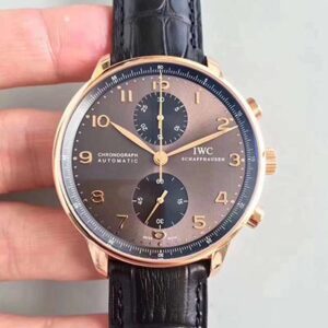 IWC Portugieser Chronograph IW371482 ZF Factory Anthracite Dial