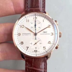 IWC Portugieser Chronograph IW371445 ZF Factory V2 Silver Dial