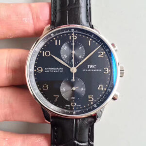 IWC Portugieser Chronograph IW371447 ZF Factory Black Dial