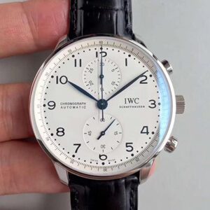 IWC Portugieser Chronograph Edition 150 Years IW371602 YL Factory White Dial