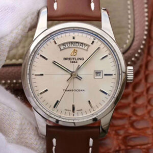 Breitling Transocean Day Date A4531012/G751/437X/A20BA.1 V7 Silver Dial