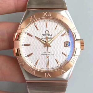 Omega Constellation 123.20.38.21.02.008 38MM 3S Factory White Textured Dial