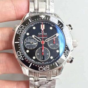 Omega Seamaster Diver 300M Co-Axial Chronograph 44MM 212.30.44.50.01.001 V2 Black Dial