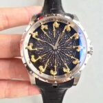Roger Dubuis Excalibur Knights Of The Round Table II RDDBEX0495 Black Dial