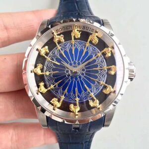 Roger Dubuis Excalibur Knights Of The Round Table II RDDBEX0495 Blue Dial