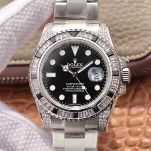 Rolex Submariner Date 116610LN Diamond Customized Edition GS Factory Black Dial