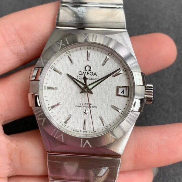 Omega Constellation 123.10.38.21.02.004 VS Factory Stainless Steel Strap Replica Watches - Luxury Replica