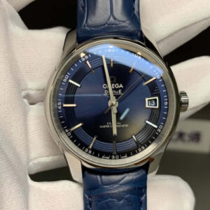 Omega De Ville 433.33.41.21.03.001 VS Factory Blue Strap Replica Watches - Luxury Replica