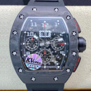 Richard Mille RM011 KV Factory Rubber Strap Replica Watches - Luxury Replica