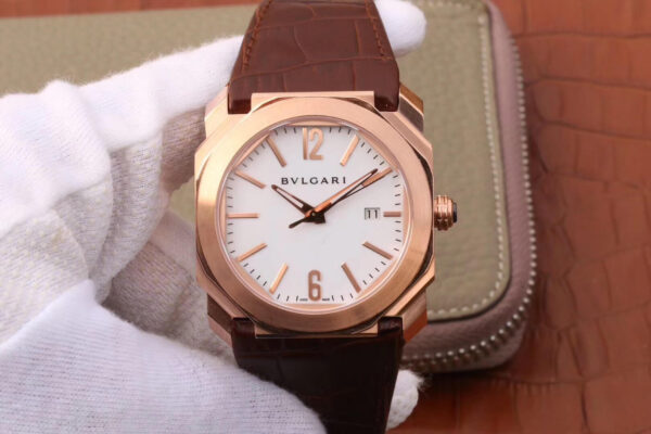 Bvlgari Octo 102119 BGOP38WGLD Stainless Steel Bezel Replica Watches - Luxury Replica