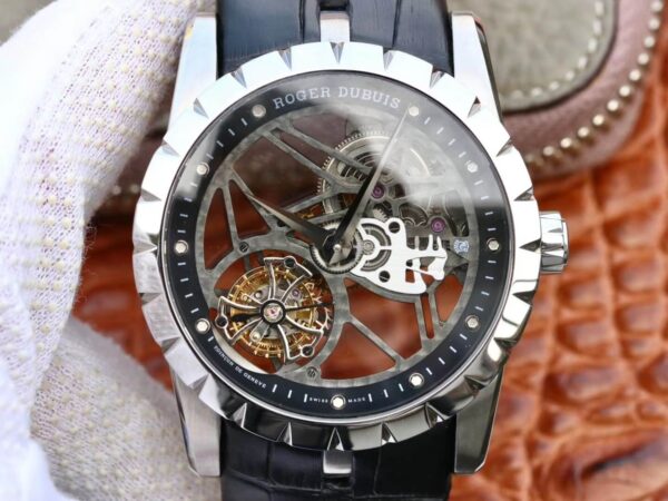 Roger Dubuis Excalibur RDDBEX0393 JB Factory Skeleton Dial Replica Watches - Luxury Replica
