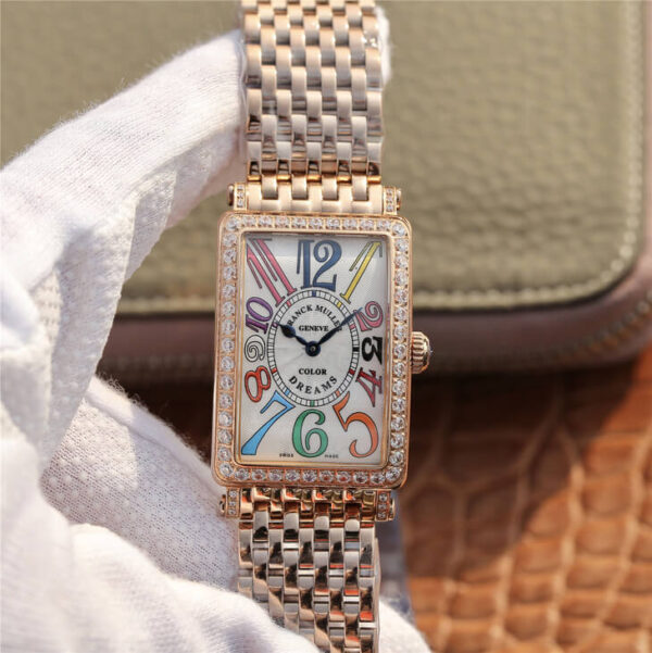 Franck Muller LONG ISLAND 952 Ladies ABF Factory Diamond-Set Bezel Replica Watches - Luxury Replica
