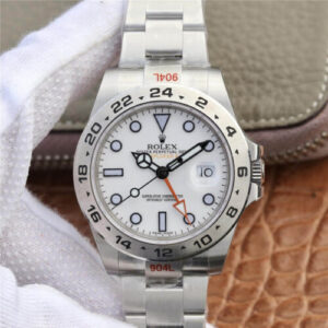 Rolex Explorer M216570-0001 GM Factory White Strap Replica Watches - Luxury Replica