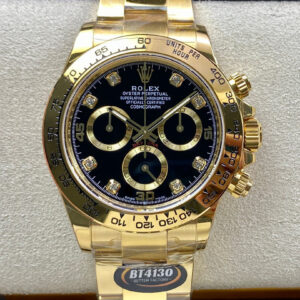 Rolex Daytona M116508-0016 BT Factory Gold Case Replica Watches - Luxury Replica