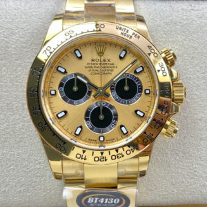 Rolex Daytona M116508-0014 BT Factory Gold Case Replica Watches - Luxury Replica