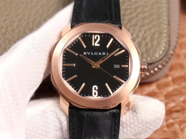 Bvlgari Octo 101963 BGOP41BGLD BV Factory Gold Bezel Replica Watches - Luxury Replica