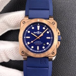 Bell & Ross BR 03-92 Blue Strap Replica Watches - Luxury Replica
