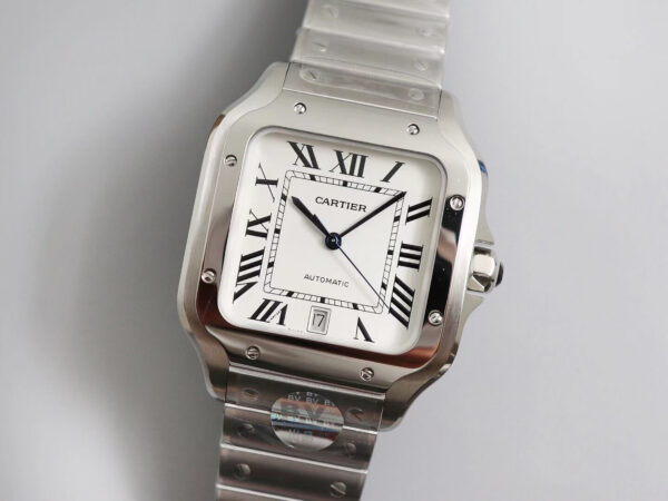 Cartier Santos WSSA0009 BV Factory Stainless Steel Strap Replica Watches - Luxury Replica