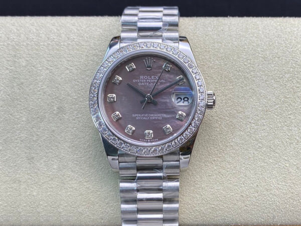 Rolex M178384-0019 Diamond Bezel | US Replica - 1:1 Top quality replica watches factory, super clone Swiss watches.