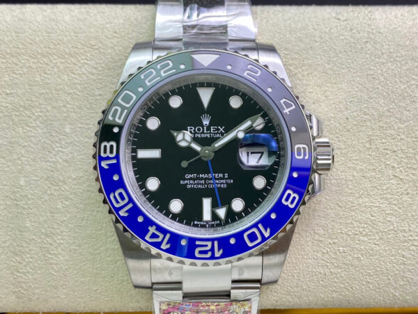 Rolex GMT Master II 116710BLNR-78200 Clean Factory Stainless Steel Case Replica Watches - Luxury Replica