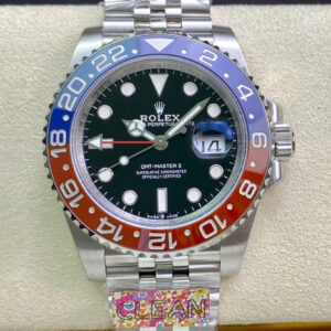 Rolex GMT Master II M126710BLRO-0001 Clean Factory Stainless Steel Strap Replica Watches - Luxury Replica