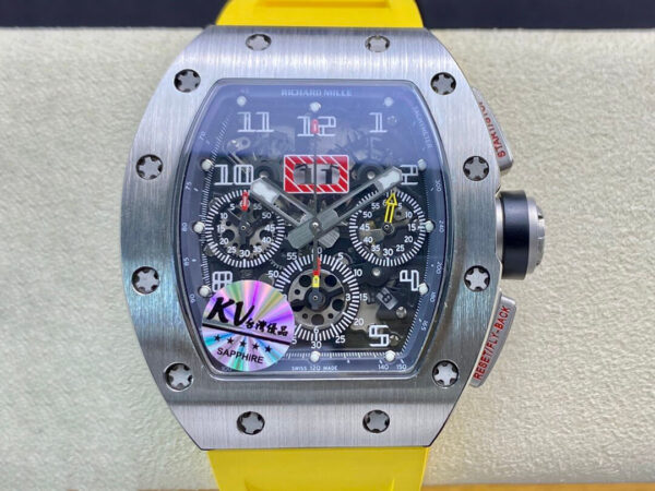 Richard Mille RM11 KV Factory Stainless Steel Bezel Replica Watches - Luxury Replica
