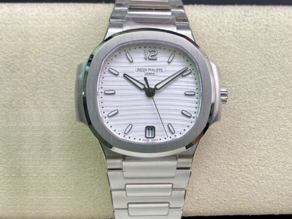 Patek Philippe Nautilus Ladies 7118/1A-010 3K Factory Stainless Steel Strap Replica Watches - Luxury Replica