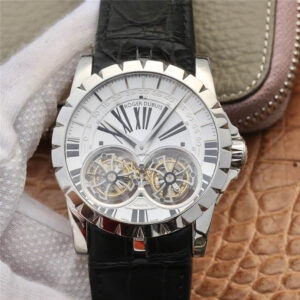 Roger Dubuis Excalibur RDDBEX0250 JB Factory Black Strap Replica Watches - Luxury Replica