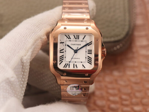 Cartier De Santos WSSA0010 BV Factory Stainless Steel Strap Replica Watches - Luxury Replica