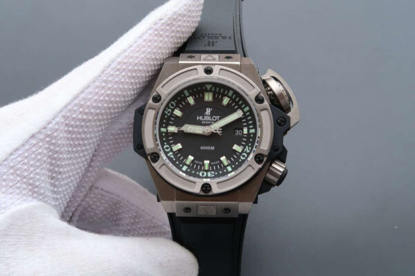 Hublot King Power Oceanographic 731.NX.1190.RX V6 Factory Black Strap Replica Watches - Luxury Replica