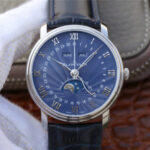 Blancpain Villeret 6654-1529-55B OM Factory Blue Strap Replica Watches - Luxury Replica