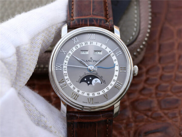 Blancpain Villeret 6654-1113-55B OM Factory Brown Strap Replica Watches - Luxury Replica