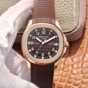 Patek Philippe Aquanaut 5167R-001 40mm ZF Factory Brown Strap Replica Watches - Luxury Replica