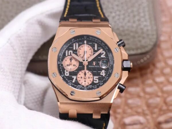 Audemars Piguet Royal Oak Offshore 26470OR JF Factory Gellow Case Replica Watches - Luxury Replica