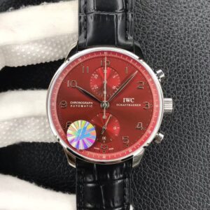 IWC Portugieser Chronograph IW371616 YL Factory Black Strap Replica Watches - Luxury Replica