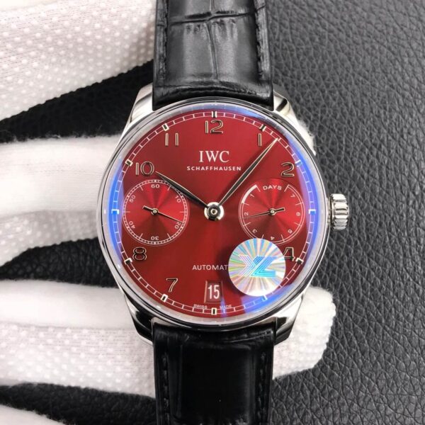 IWC Portugieser IW500714 YL Factory Black Strap Replica Watches - Luxury Replica
