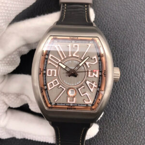Franck Muller Vanguard V 45 SC DT TT BR 5N ZF Factory Black Strap Replica Watches - Luxury Replica