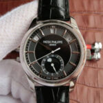 Patek Philippe Grand Complications 5205R-001 KM Factory Black Strap Replica Watches - Luxury Replica