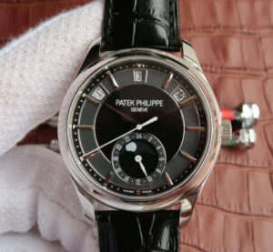 Patek Philippe Grand Complications 5205R-001 KM Factory Black Strap Replica Watches - Luxury Replica
