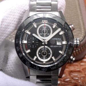 TAG Heuer Carrera CAR201Z.BA0714 XF Factory Stainless Steel Strap Replica Watches - Luxury Replica
