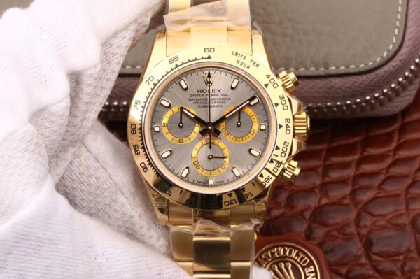 Rolex Daytona Cosmograph 116508 JH Factory Golden Shell Replica Watches - Luxury Replica