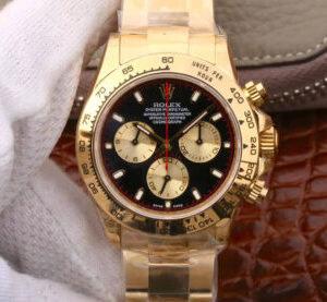 Rolex Daytona Cosmograph M116508-0009 JH Factory Gold Strap Replica Watches - Luxury Replica