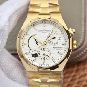 Vacheron Constantin Overseas 47450/B01J-9228 TWA Factory Gold Strap Replica Watches - Luxury Replica